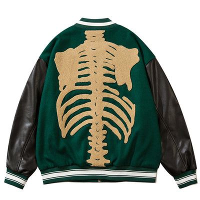 "Skeleton" Varsity Jacket