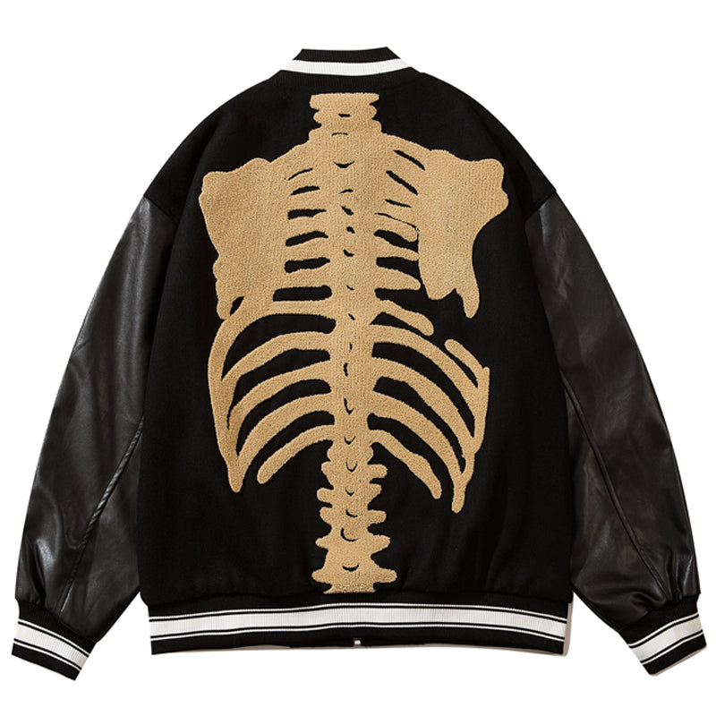 "Skeleton" Varsity Jacket