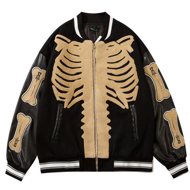 "Skeleton" Varsity Jacket