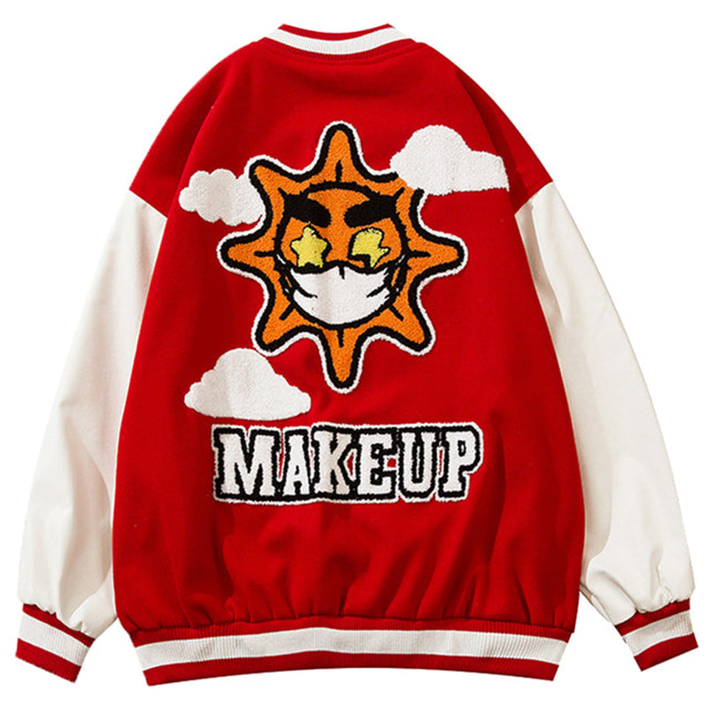 "MakeUp" Varsity Jacket