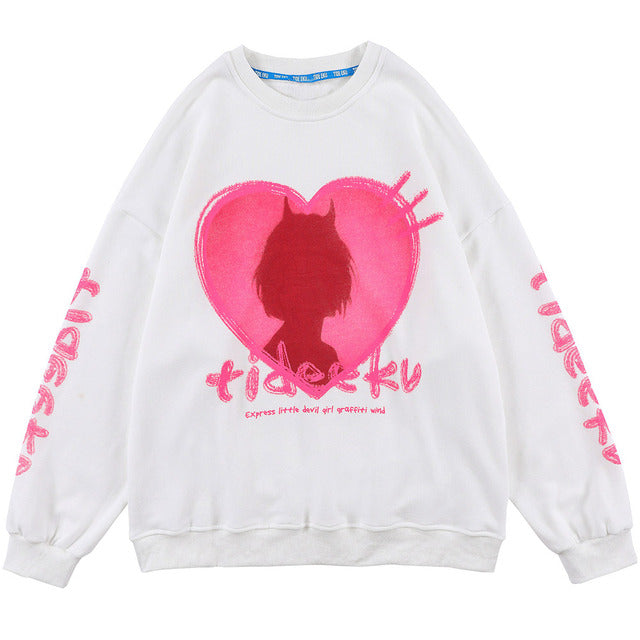 "Demon-Girl" Long Sleeve Tee