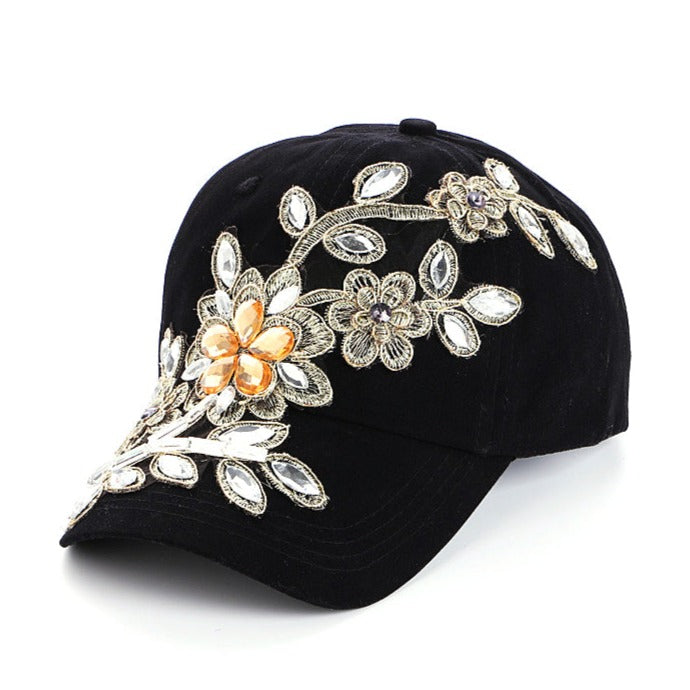 "Emerald-Flower-1" Cap