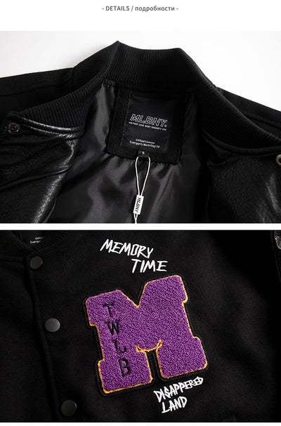 "Money > Love" Varsity Jacket