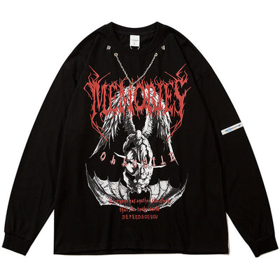 "Good-Vs-Evil" Long Sleeve Tee