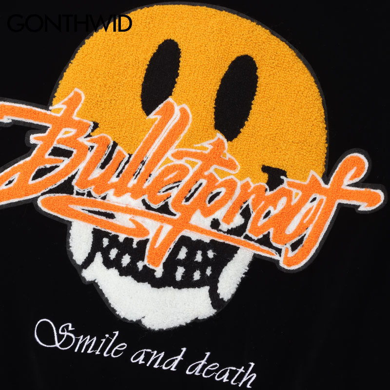 "Smile & Death" Varsity Jacket