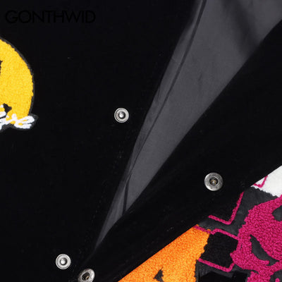 "Smile & Death" Varsity Jacket