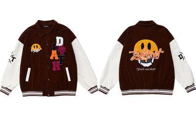 "Smile & Death" Varsity Jacket