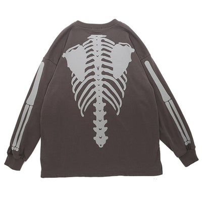 "Skeleton" Long Sleeve Tee