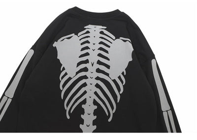 "Skeleton" Long Sleeve Tee