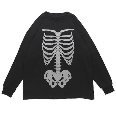 "Skeleton" Long Sleeve Tee