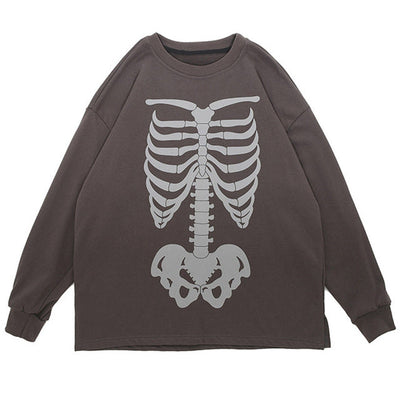 "Skeleton" Long Sleeve Tee