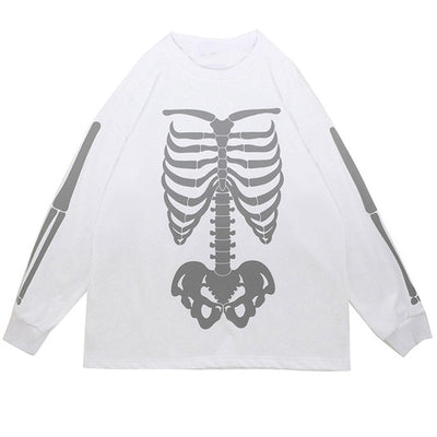 "Skeleton" Long Sleeve Tee