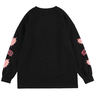 "Webbed-Heart" Long Sleeve Tee