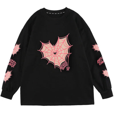 "Webbed-Heart" Long Sleeve Tee