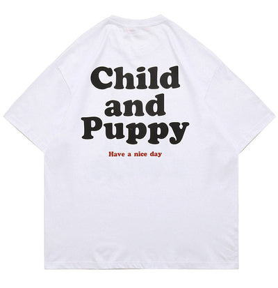 "Child & Puppy" Tee