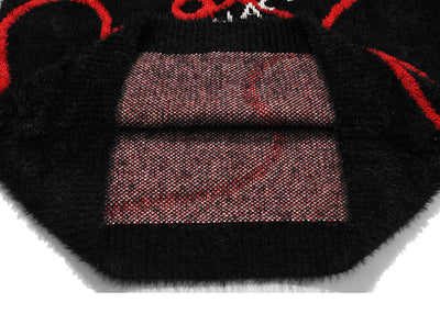 "Pin-Heart" Wool Sweater