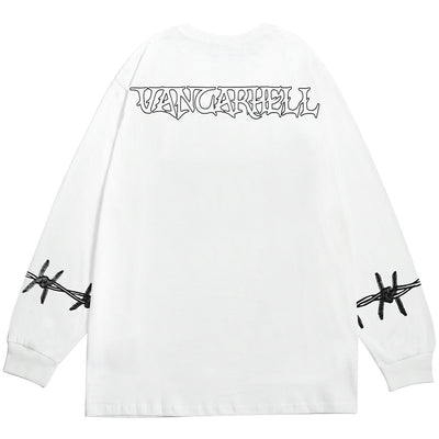 "Flaming-Gate" Long Sleeve Tee