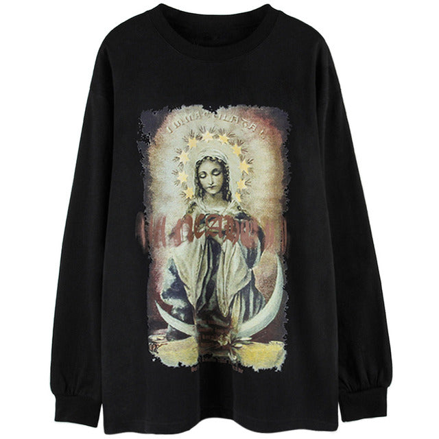 "Virgin-Mary" Long Sleeve Tee