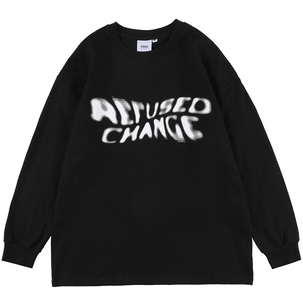 "Refused-Change" Long Sleeve Tee