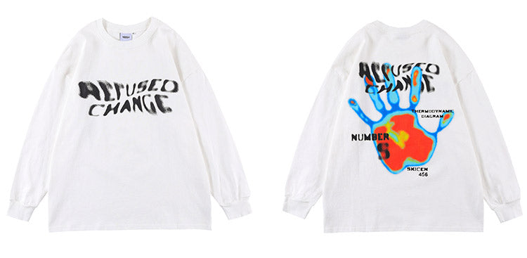 "Refused-Change" Long Sleeve Tee