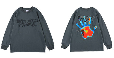 "Refused-Change" Long Sleeve Tee