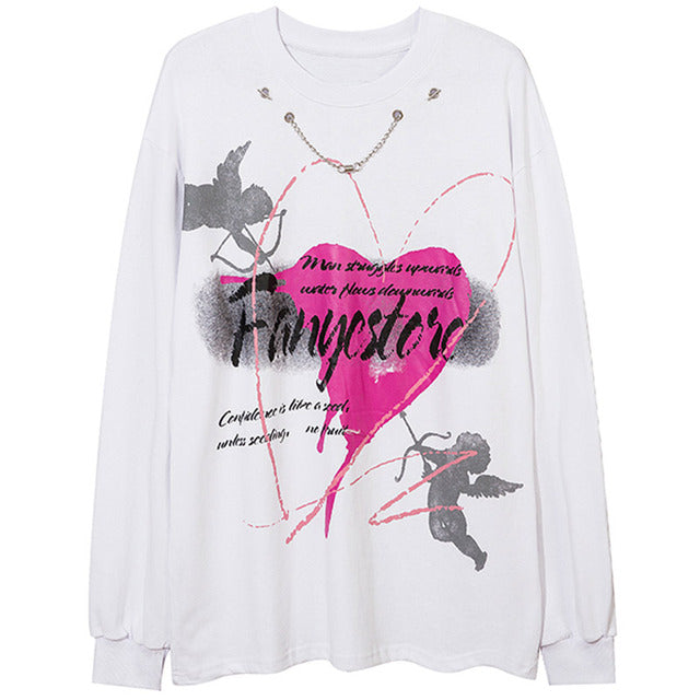 "Cupid" Long Sleeve Tee