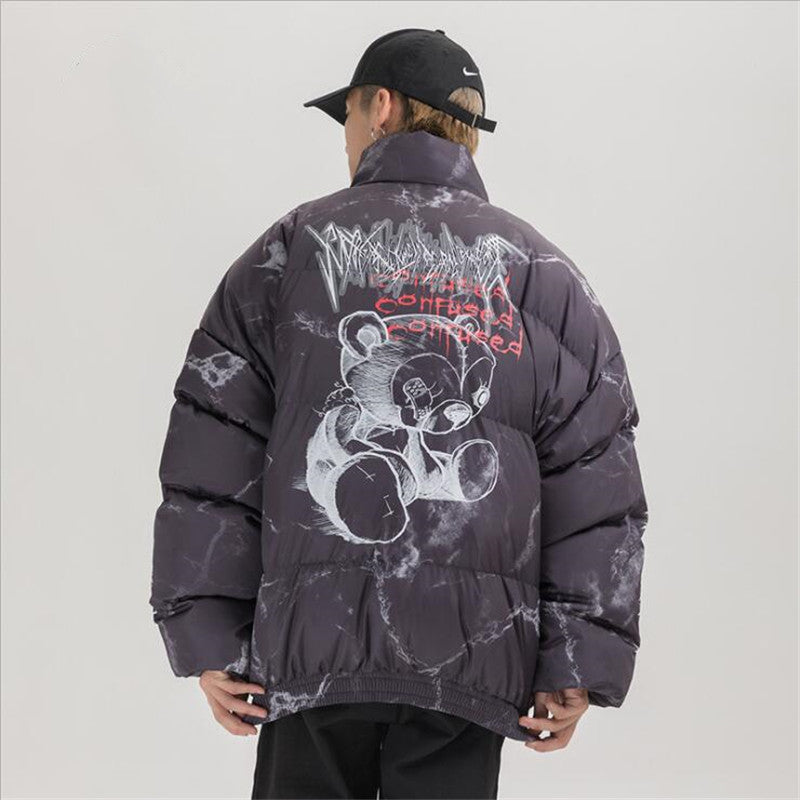 "Sad-Bear" Puffer Jacket