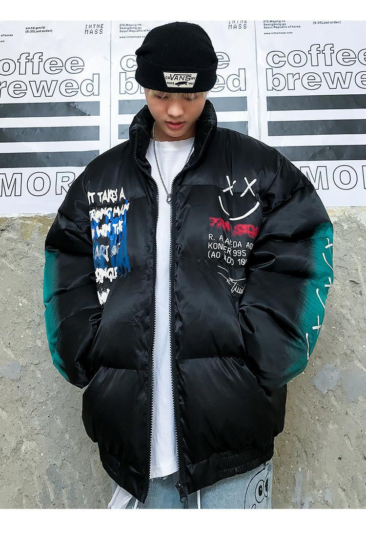 "Smile" Puffer Jacket