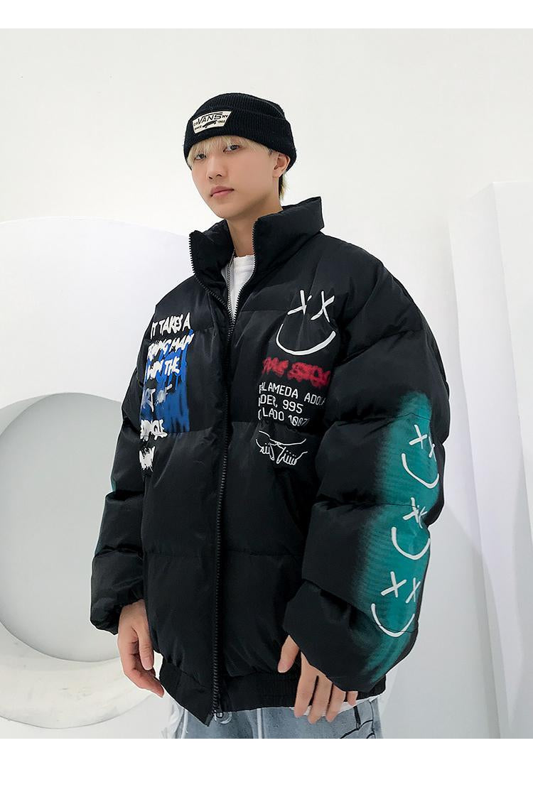 "Smile" Puffer Jacket