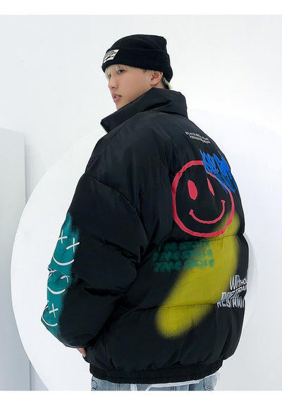 "Smile" Puffer Jacket