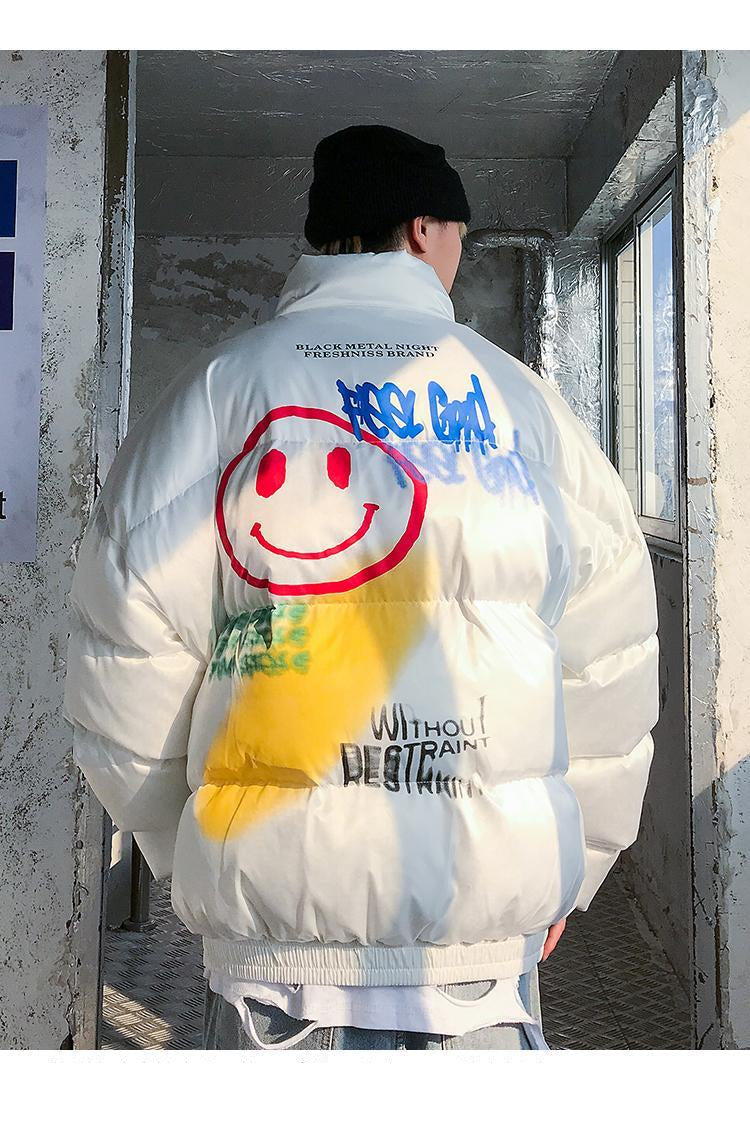 "Smile" Puffer Jacket