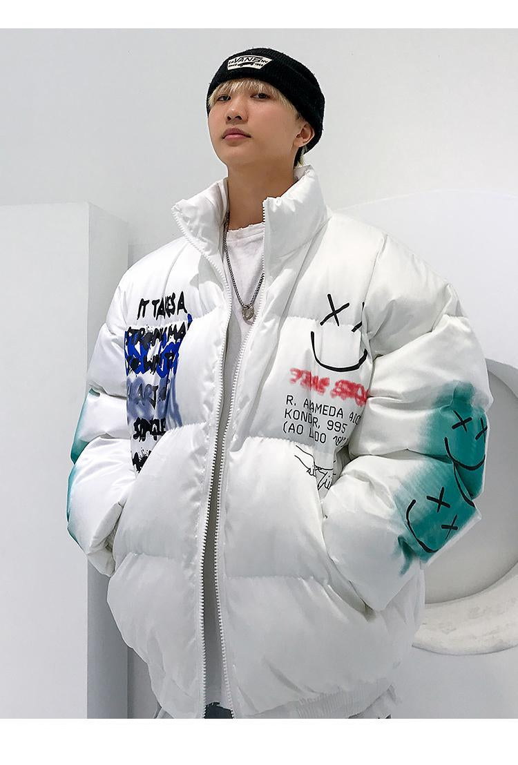 "Smile" Puffer Jacket