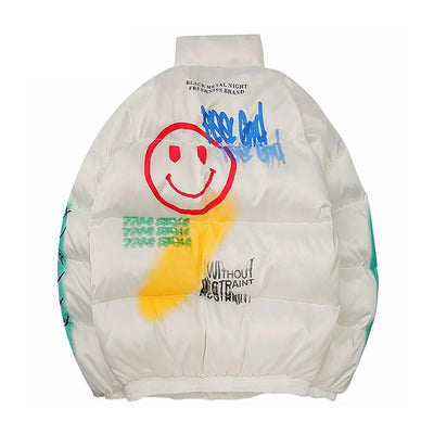 "Smile" Puffer Jacket