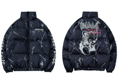 "Sad-Bear" Puffer Jacket