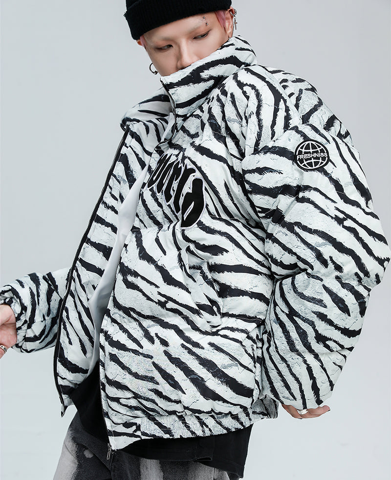 "Zebra" Puffer Jacket